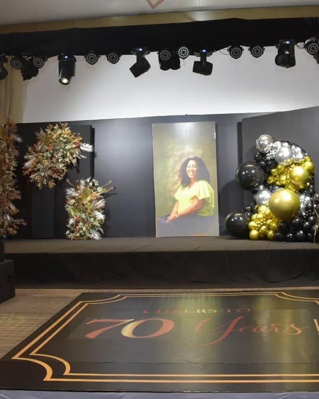 A 70th Birthday in Black and Gold — image 3